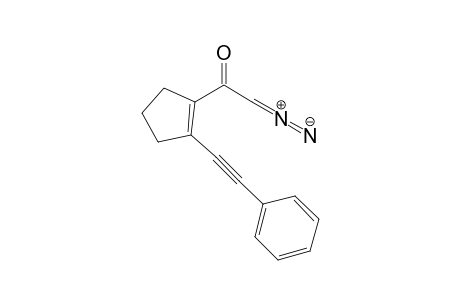 2-(2-Diazo-1-oxoethyl)-1-(2-phenylethynyl)cyclopentene