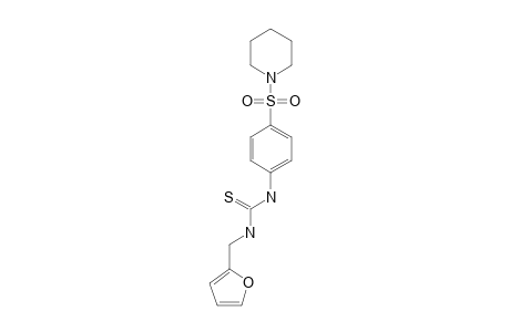 1-furfuryl-3-[p-(piperidinosulfonyl)phenyl]-2-thiourea