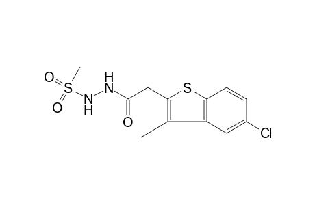 1-[(5-chloro-3-methylbenzo[b]thien-2-yl)acetyl]-2-(methylsulfonyl)hydrazine