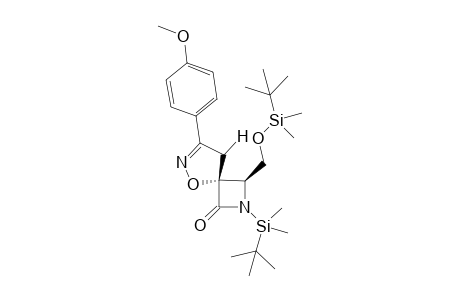 (3R,4R)-2-(tert-Butyldimethylsilyl)-3-(tert-butyldimethylsilyloxymethyl)-7-(4-methoxyphenyl)-5-oxa-2,6-diazaspiro[3.4]oct-6-en-1-one