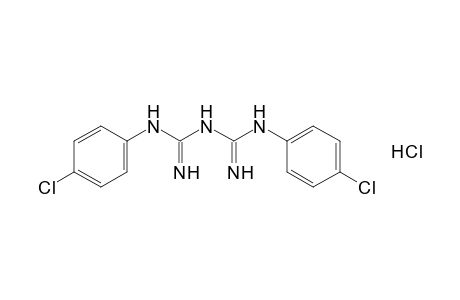 1,5-bis(p-chlorophenyl)biguanide, monohydrochloride