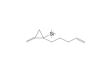 Trimethyl[2-methylene-1-(4-pentenyl)cyclopropyl]silane