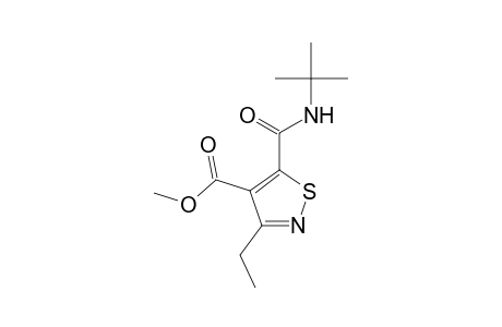 4-Isothiazolecarboxylic acid, 5-[[(1,1-dimethylethyl)amino]carbonyl]-3-ethyl-, methyl ester