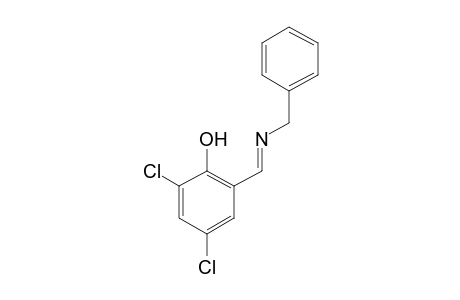 2-(N-benzylformimidoyl)-4,6-dichlorophenol