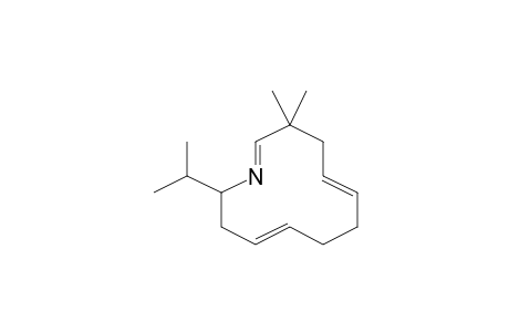 12-Isopropyl-3,3-dimethylazacyclododeca-1,5,9-triene