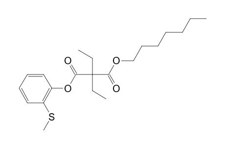 Diethylmalonic acid, heptyl 2-methylthiophenyl ester