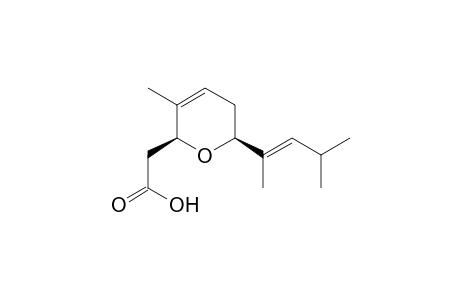 (cis-3-methyl-6-[(E)-4-methylpent-2-en-2-yl]-5,6-dihydro-2H-pyran-2-yl)acetic acid