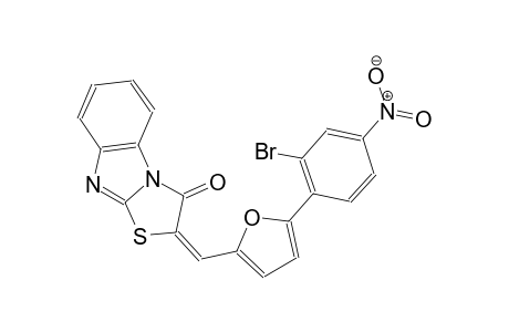 (2E)-2-{[5-(2-bromo-4-nitrophenyl)-2-furyl]methylene}[1,3]thiazolo[3,2-a]benzimidazol-3(2H)-one