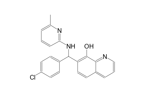 7-{(4-Chlorophenyl)[(6-methyl-2-pyridinyl)amino]methyl}-8-quinolinol