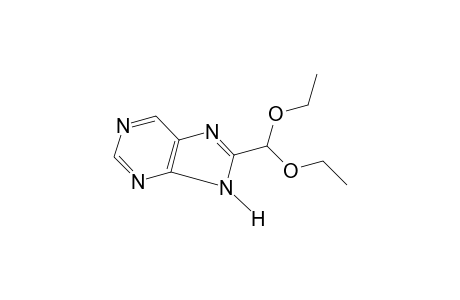 9H-purine-8-carboxaldehyde, diethyl acetal
