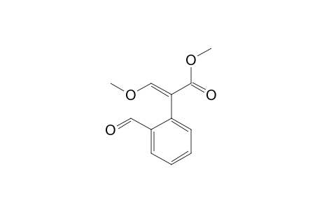 Benzeneacetic acid, 2-formyl-alpha-(methoxymethylene)-, methylester