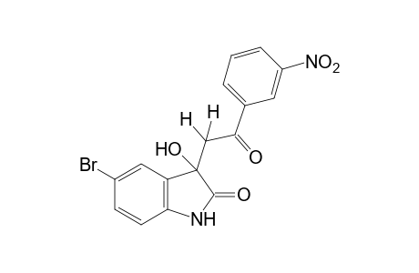 5-bromo-3-hydroxy-3-(m-nitrophenacyl)-2-indolinone