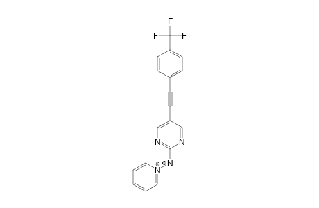 N-[5-(4-Trifluoromethylphenylethynyl)pyrimidin-2-yl]pyridiniumaminide