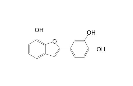 2-(3,4-Dihydroxyphenyl)-7-hydroxybenzo[b]furan