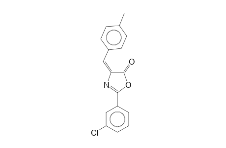 2-(3-Chlorophenyl)-4-(4-methylbenzylidene)-2-oxazolin-5-one