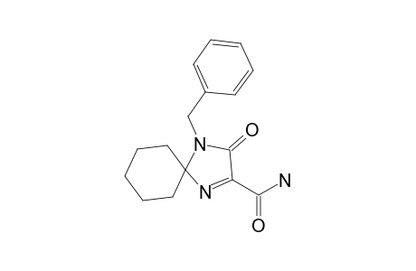 4-Benzyl-2-carbamoyl-1,4-diazaspiro[4.5]dec-1-en-3-one