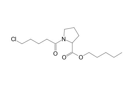 L-Proline, N-(5-chlorovaleryl)-, pentyl ester