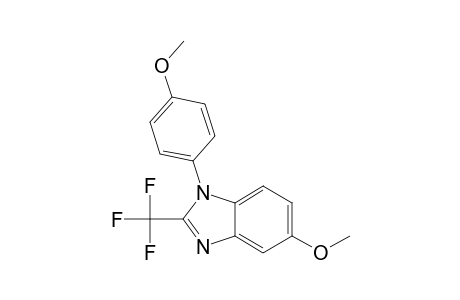1-(2-Methoxyphenyl)-2-(trifluoromethyl)-5-methoxybenzimidazole