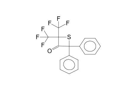 4,4-BIS(TRIFLUOROMETHYL)-2,2-DIPHENYLTHIETAN-3-ONE