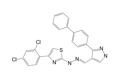 3-Biphenyl-4-yl-1H-pyrazole-4-carbaldehyde[4-(2,4-dichlorophenyl)-1,3-thiazol-2-yl]hydrazone