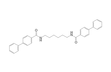 N-{6-[([1,1'-biphenyl]-4-ylcarbonyl)amino]hexyl}[1,1'-biphenyl]-4-carboxamide