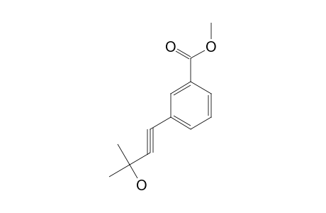 m-(3-hydroxy-3-methyl-1-butynyl)benzoic acid, methyl ester