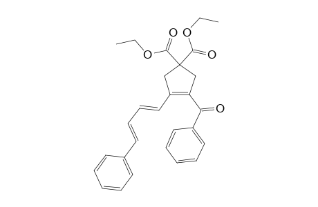 Diethyl 3-benzoyl-4-((1E,3E)-4-phenylbuta-1,3-dien-1-yl)cyclopent-3-ene-1,1-dicarboxylate