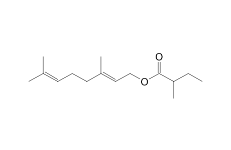 Geranyl 2-methyl butanoate