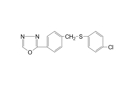 2-{alpha-[(p-CHLOROPHENYL)THIO]-p-TOLYL}-1,3,4-OXADIAZOLE