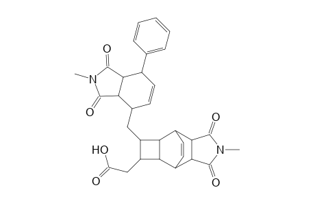 4,7-Etheno-1H-cyclobut[f]isoindole-5-acetic acid, 6-[(2,3,3a,4,7,7a-hexahydro-2-methyl-1,3-dioxo-7-phenyl-1H-isoindol-4 -yl)methyl]-2,3,3a,4,4a,5,6,6a,7,7a-decahydro-2-methyl-1,3-dioxo-