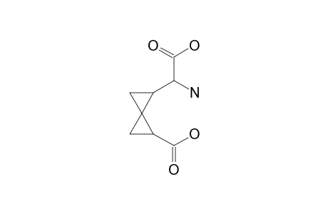 4-[2-Amino(carboxy)methyl]spiro[2.2]pentane-1-carboxylic acid