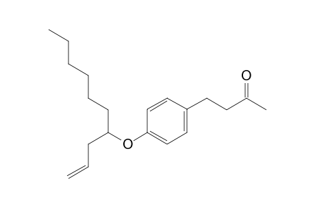 4-(4-(dec-1-en-4-yloxy)phenyl)butan-2-one