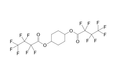 cis-1,4-Cyclohexanediol, bis(heptafluorobutyrate)