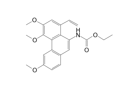 10-N-Carbethoxy-3,4,6-trimethoxy-1-phenanthrenylethene