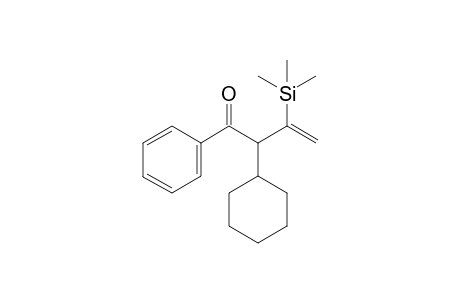 2-Cyclohexyl-1-phenyl-3-(trimethylsilyl)but-3-en-1-one