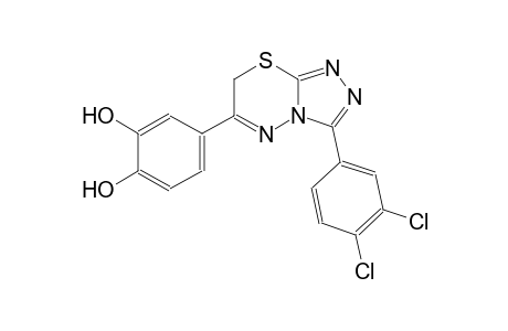 4-[3-(3,4-dichlorophenyl)-7H-[1,2,4]triazolo[3,4-b][1,3,4]thiadiazin-6-yl]-1,2-benzenediol