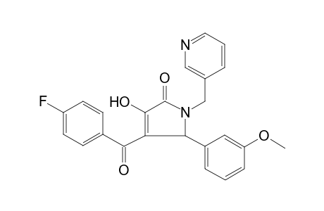 4-(4-Fluoro-benzoyl)-3-hydroxy-5-(3-methoxy-phenyl)-1-pyridin-3-ylmethyl-1,5-dihydro-pyrrol-2-one