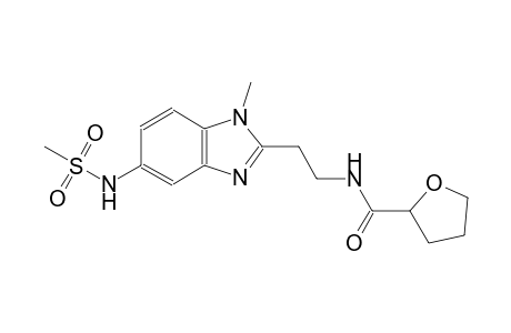 2-furancarboxamide, tetrahydro-N-[2-[1-methyl-5-[(methylsulfonyl)amino]-1H-benzimidazol-2-yl]ethyl]-