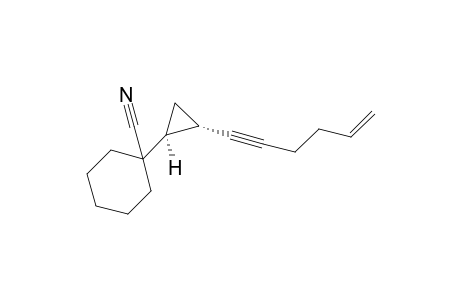 1-[(1S,2S)-2-hex-5-en-1-ynylcyclopropyl]cyclohexanecarbonitrile