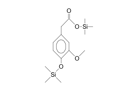 Benzeneacetic acid, 3-methoxy-4-[(trimethylsilyl)oxy]-, trimethylsilyl ester