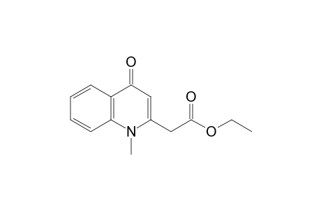 1,4-dihydro-1-methyl-4-oxo-2-quinolineacetic acid, ethyl ester