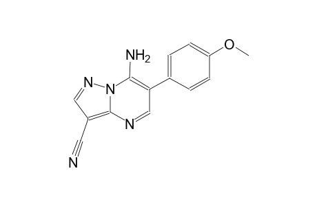 7-AMINO-6-(p-METHOXYPHENYL)PYRAZOLO[1,5-a]PYRIMIDINE-3-CARBONITRILE