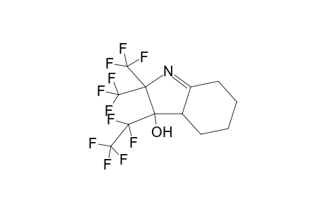 4-Hydroxy-5,5-bis(trifluoromethyl)-4-(pentafluoroethyl)-2,3-tetramethylene-1-pyrroline