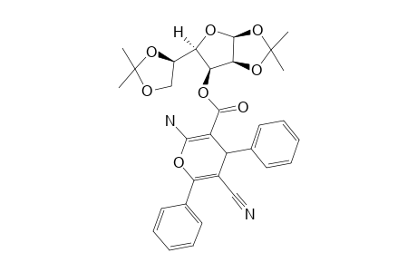 2-Amino-5-cyano-3-[3'-(1',2':5',6'-diisopropylidene)-.alpha.,D-glucofuranoxycarbonyl]-4,6-diphenyl-4H-pyran