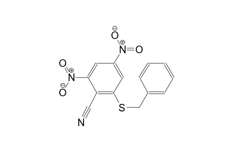 2-(benzylsulfanyl)-4,6-dinitrobenzonitrile