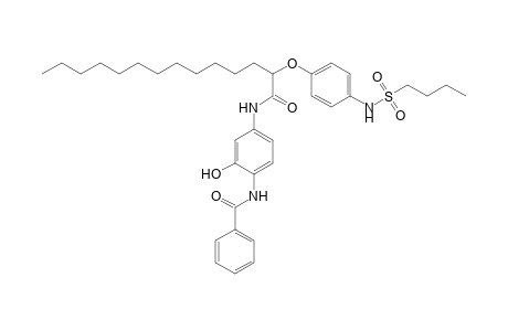 Benzamide, N-[4-[[2-[4-[(butylsulfonyl)amino]phenoxy]-1-oxotetradecyl]amino]-2-hydroxyphenyl]-