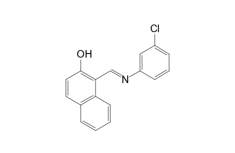 1-[N-(m-chlorophenyl)formimidoyl]-2-naphthol