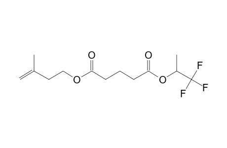 Glutaric acid, 1,1,1-trifluoroprop-2-yl 3-methylbut-3-en-1-yl ester