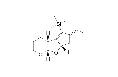 (3bR,7aS,8aS)-2(E)-Iodomethylene-3-trimethylsilyl-1,2,3b,4,5,6,7a,8a-octahydro-7,8-dioxacyclopenta[a]indene