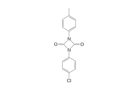 1-(4-Chlorophenyl)-3-(4-methylphenyl)-1,3-diazetidine-2,4-dione